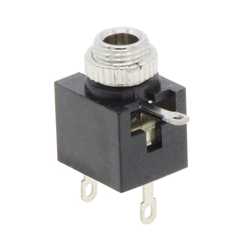YXQ 3 Pins Female 3.5mm Mono TS Jacks Plug Socket Connectors Switch PCB Panel Chassis Mount,10-Piece - Image 3